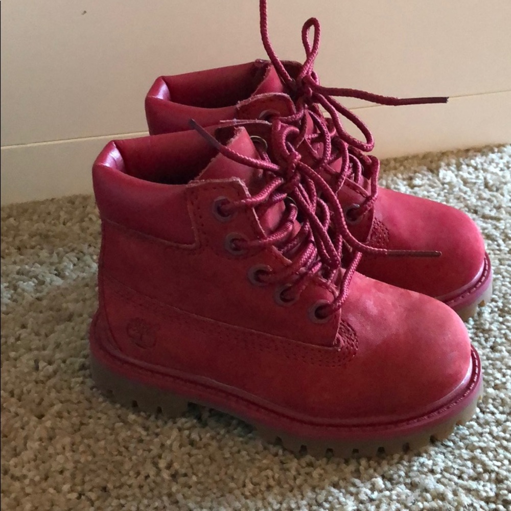 Timberland toddler boots size 6 worn once